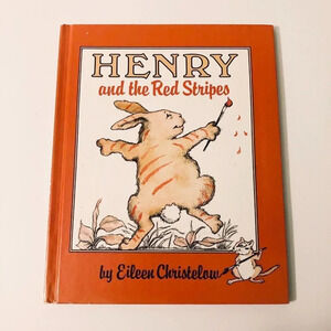 Vintage 1982 Henry and  the Red Stripes Hardcover Eileen Christelow